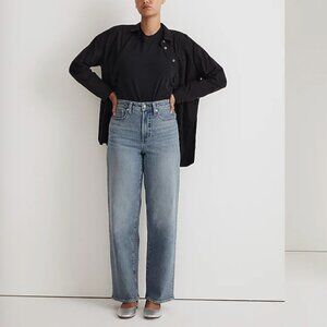 Madewell  The Curvy Perfect Vintage Wide-Leg Jean in Heathcote Wash Size 24